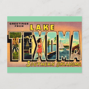 Lake Texoma Oklahoma vykort