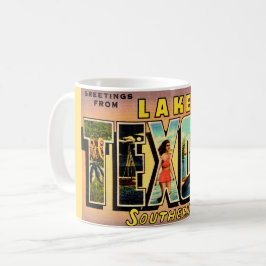Lake Texoma Oklahoma vykortsmugg Kaffemugg
