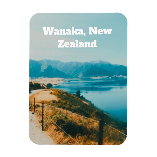 Lake Wanaka, Sydön, Nya Zeeland Magnet (Vertikal)