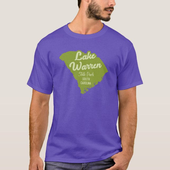Lake Warren State Park South Carolina flicka T Shirt (Framsida)
