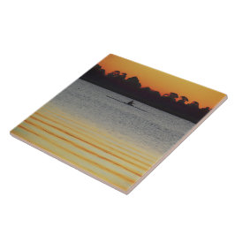 Lake Wendouree Calm Before Nightfall Kakelplatta