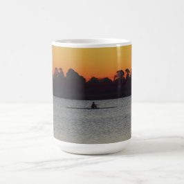 Lake Wendouree Lugnt före natt Kaffemugg