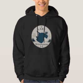 Lake Winnibigoshish Semesterhus Dekoration & Souve Hoodie
