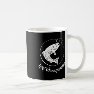 Lake Winnipesaukee New Hampshire Fiske Fisk Båt Kaffemugg