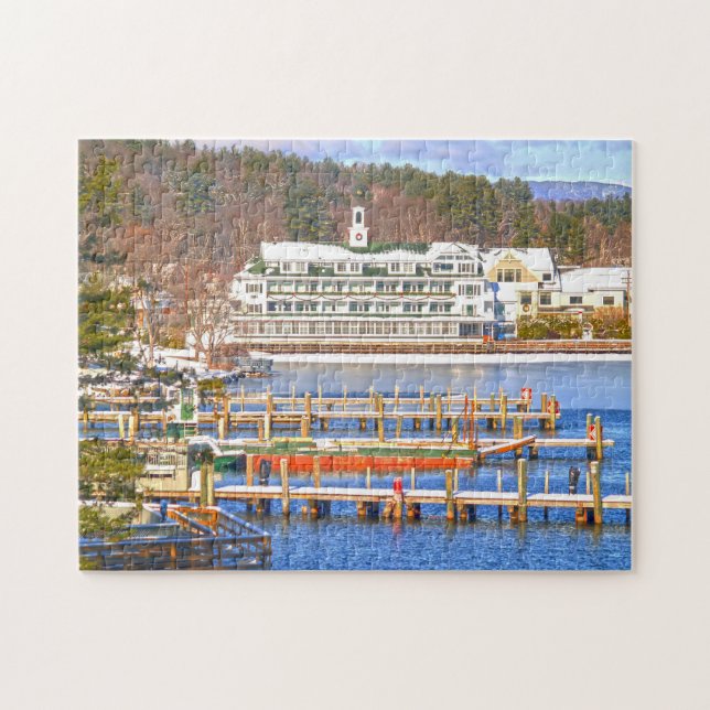 Lake Winnipesaukee New Hampshire. Pussel (Horisontell)