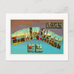 Lake Winnipesaukee New Hampshire Resa Souvenir Vykort