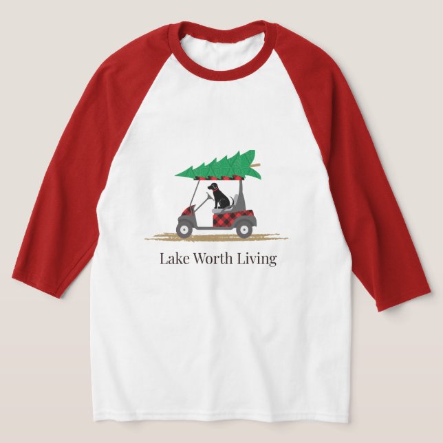 Lake Worth Living T Shirt (Laydown)