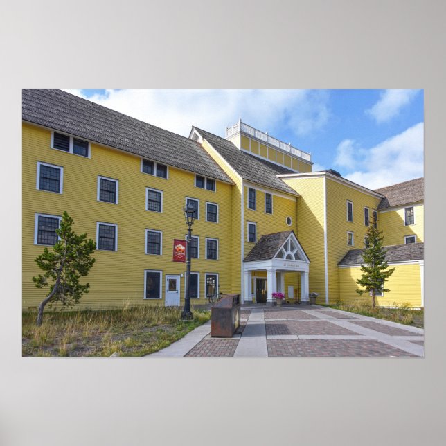 Lake Yellowstone Hotel, Yellowstone National Park Poster (Framsidan)
