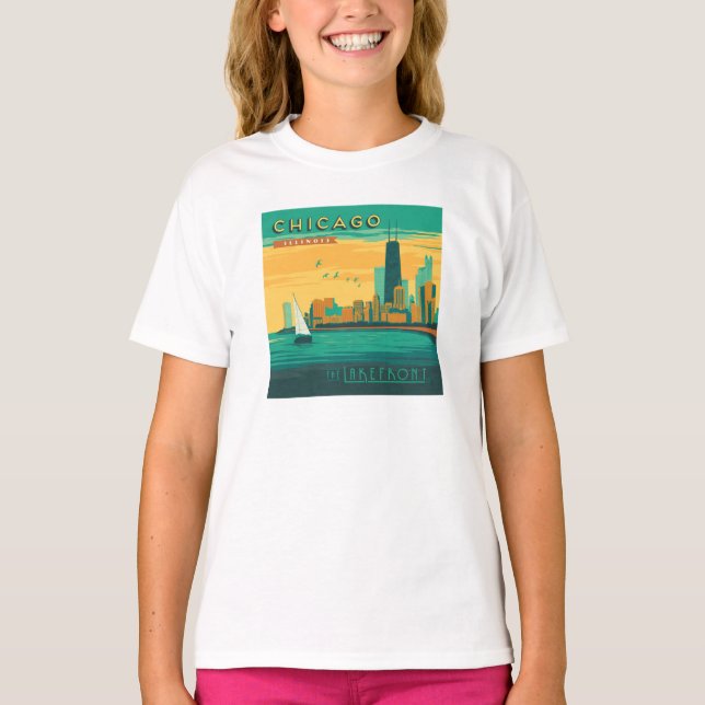 Lakefront | Chicago, Illinois T Shirt (Framsida)