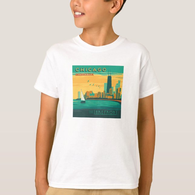 Lakefront | Chicago, Illinois T Shirt (Framsida)