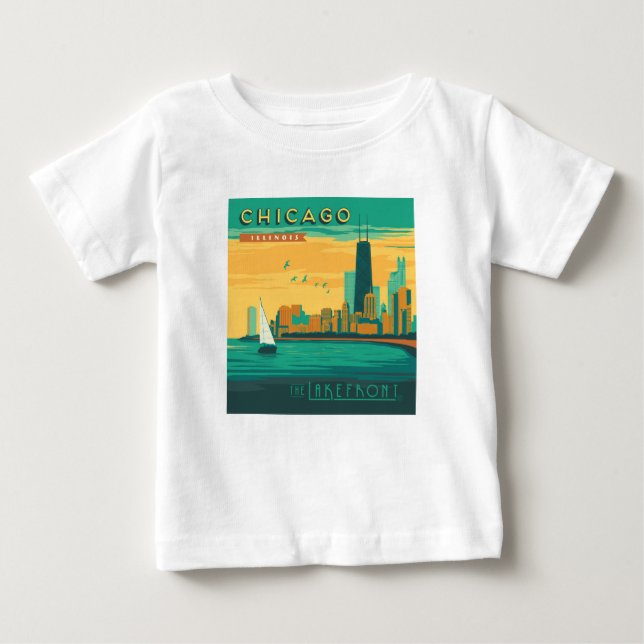 Lakefront | Chicago, Illinois T Shirt (Framsida)
