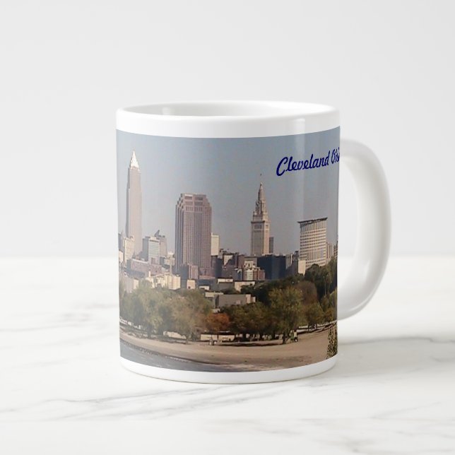 Lakefront Cleveland OH Specialty Mugg Jumbo Mugg (Framsida höger)