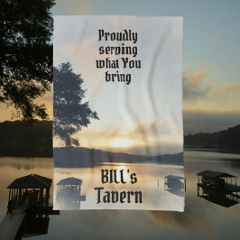 Lakefront tjänar stolt det du tar med dig till Pub Kökshandduk