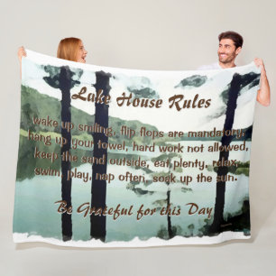 Lakehouse Regler Fleecefilt