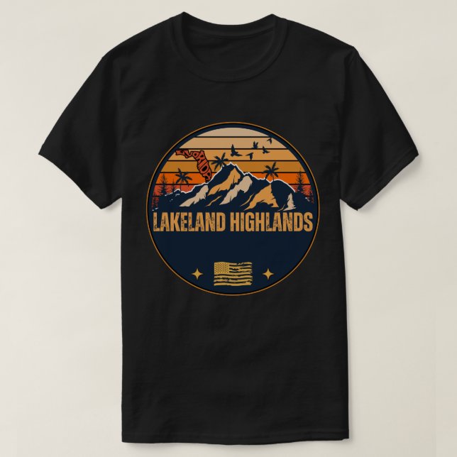 Lakeland Highlands, Florida  T Shirt (Design framsida)