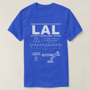 Lakeland Linder Internationell flygplats LAL T-Shi T Shirt
