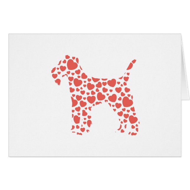 Lakeland Terrier Hälsningskort (Framsidan Horizontal)