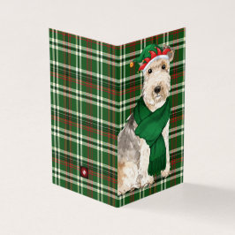Lakeland Terrier Hund Grönt Play Helgdagskorts Kort