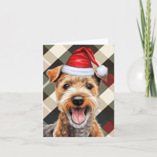 Lakeland Terrier Juljul Hund Helgdag Play Helgkort