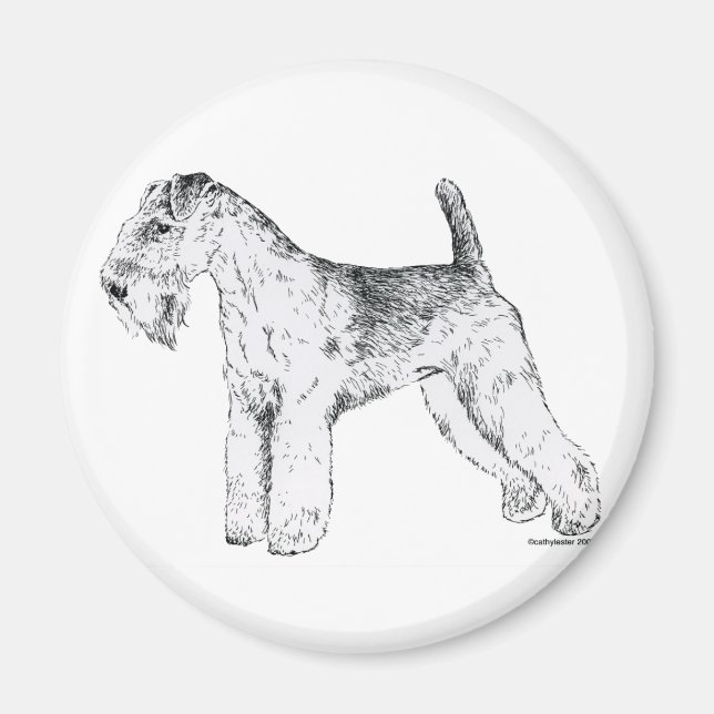 Lakeland Terrier Magnet (Framsidan)