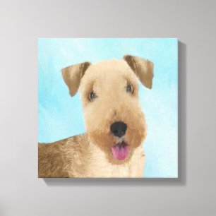 Lakeland Terrier-målning - Cute Original Hund Art Canvastryck