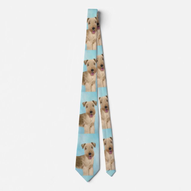 Lakeland Terrier-målning - Cute Original Hund Art Slips (Framsida)