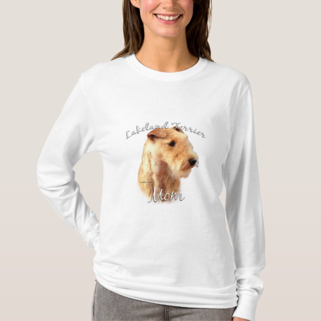 Lakeland Terrier Mamma 2 T Shirt (Framsida)