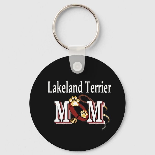 Lakeland Terrier MAMMA Gifts Nyckelring (Framsida)