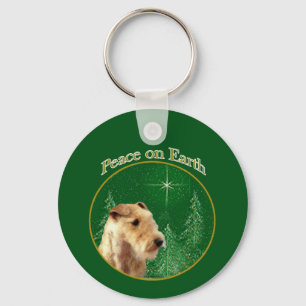 Lakeland Terrier Peace Nyckelring