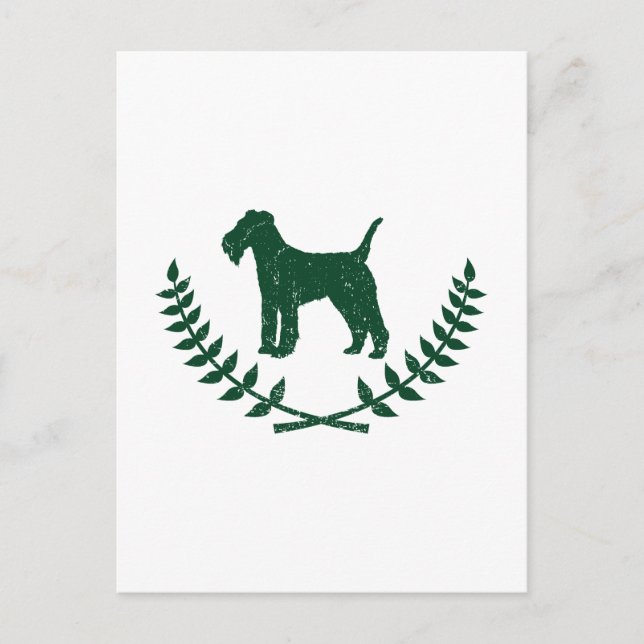 Lakeland Terrier Vykort (Framsida)