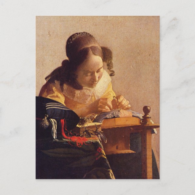 Lakemaker av Johannes Vermeer Vykort (Framsida)