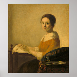 Lakemaker - Johannes Vermeer Fine Art Poster