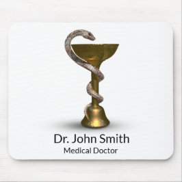 Läkemedel Bronze Snake Bowl Hygieia White Caduceus Musmatta