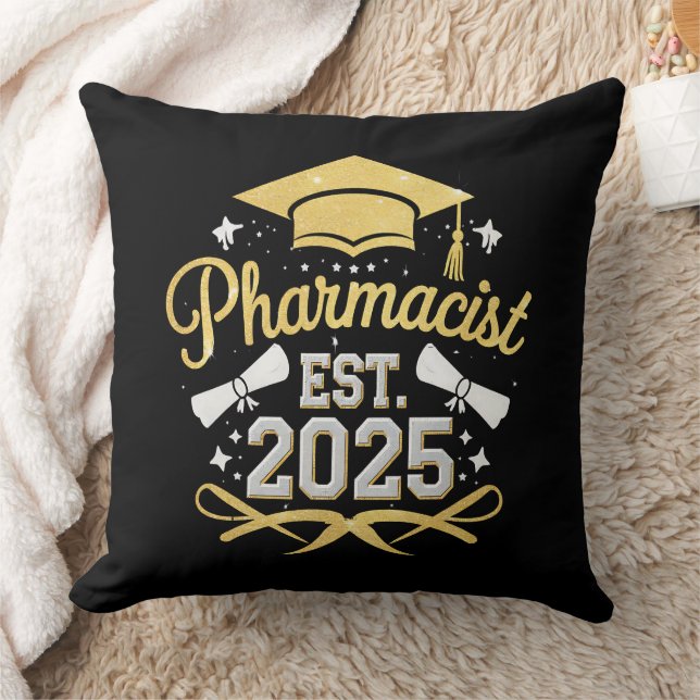 Läkemedel Est 2025 Pharmacy Studenten Kudde (Filt)