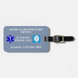 Läkemedel för andningsskydd CPAP Maskin Bagagebricka