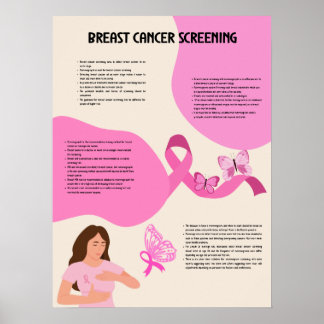 Läkemedel för bröstcancerscreening poster