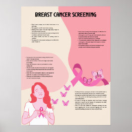 Läkemedel för bröstcancerscreening poster