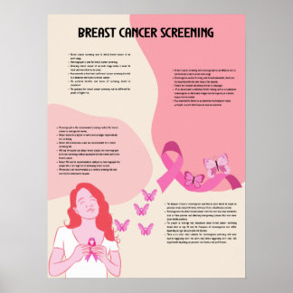 Läkemedel för bröstcancerscreening poster
