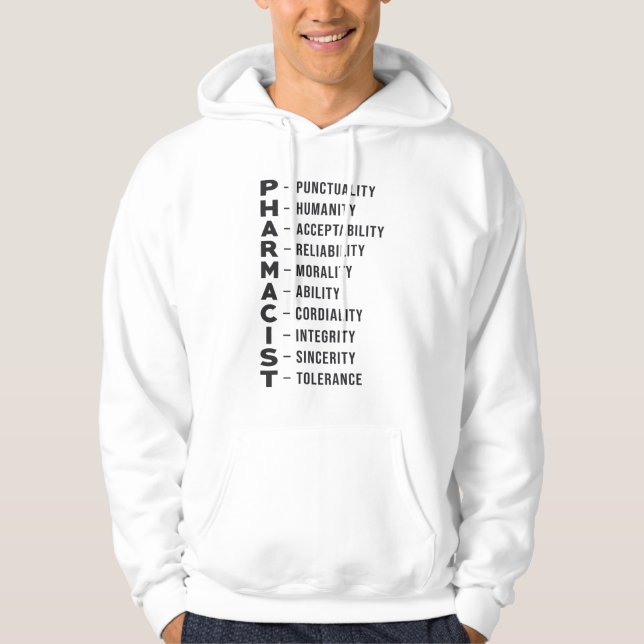 Läkemedel för farmaceut Tech Medicine Hoodie (Framsida)