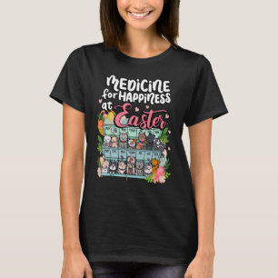 Läkemedel för lycka vid Påsk Clowder of Cats H T Shirt