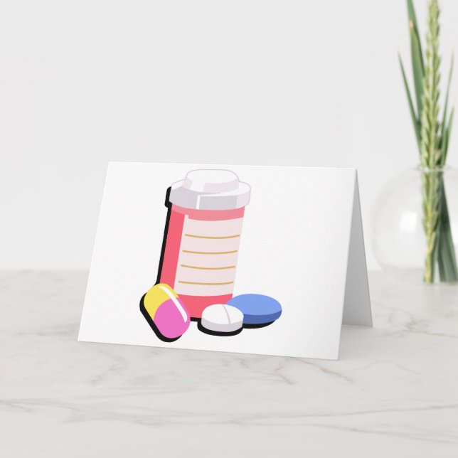 Läkemedel för receptbelagda läkemedel kort (Framsida)