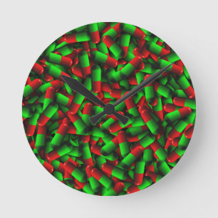 Läkemedel för röda gröntar rund klocka