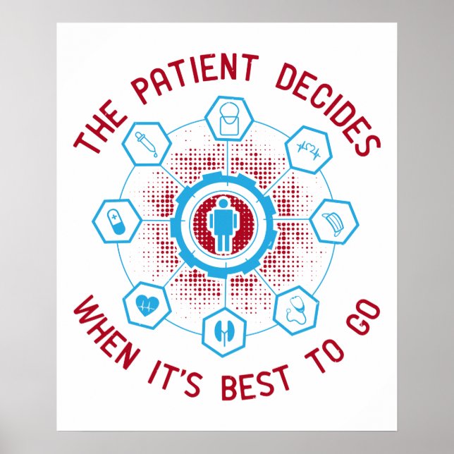 Läkemedel - patienten bestämmer när hon ska gå poster (Framsidan)