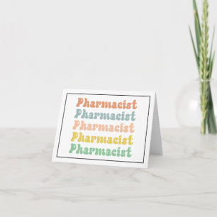 Läkemedel Retro Groovy Pharmacy Kort