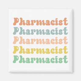 Läkemedel Retro Groovy Pharmacy Magnet