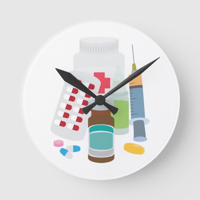 Läkemedel Rund Klocka (Framsida)