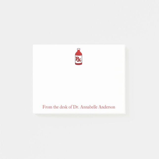 Läkemedel som anpassar post- it anteckningar post-it block (Framsida)