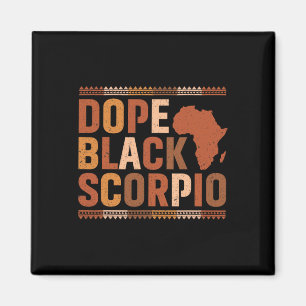 Läkemedel Svart Skorpion Melanin Afrikansk Histori Magnet