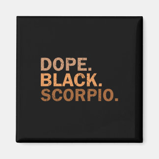 Läkemedel Svart Skorpion Melanin Afrikansk Zodiac  Magnet