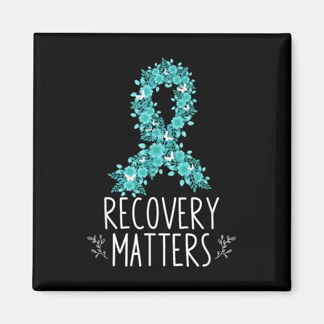 Läkemedelsåtervinning S Addence Awareness Ribbon Magnet (Framsidan)